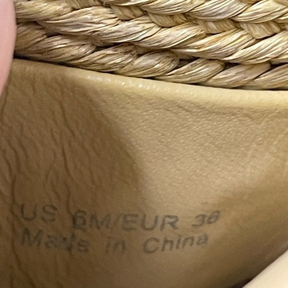 Vince sandals raffia slide mule sz 6 Natural Woven - Picture 7 of 7